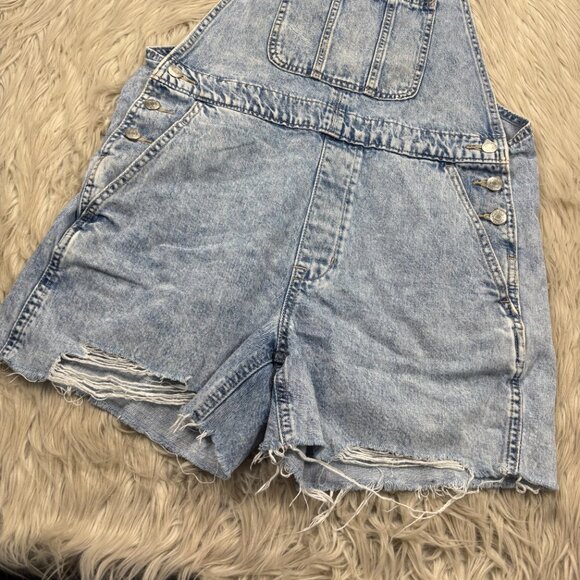 Gap Denim Short Alls Overall Shorts - Picture 2 of 6